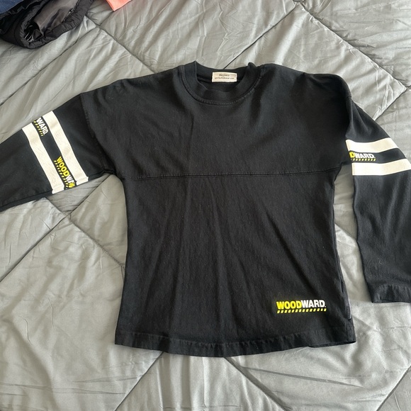 Kids Black Long Sleeve Shirt Woodward - Picture 1 of 2